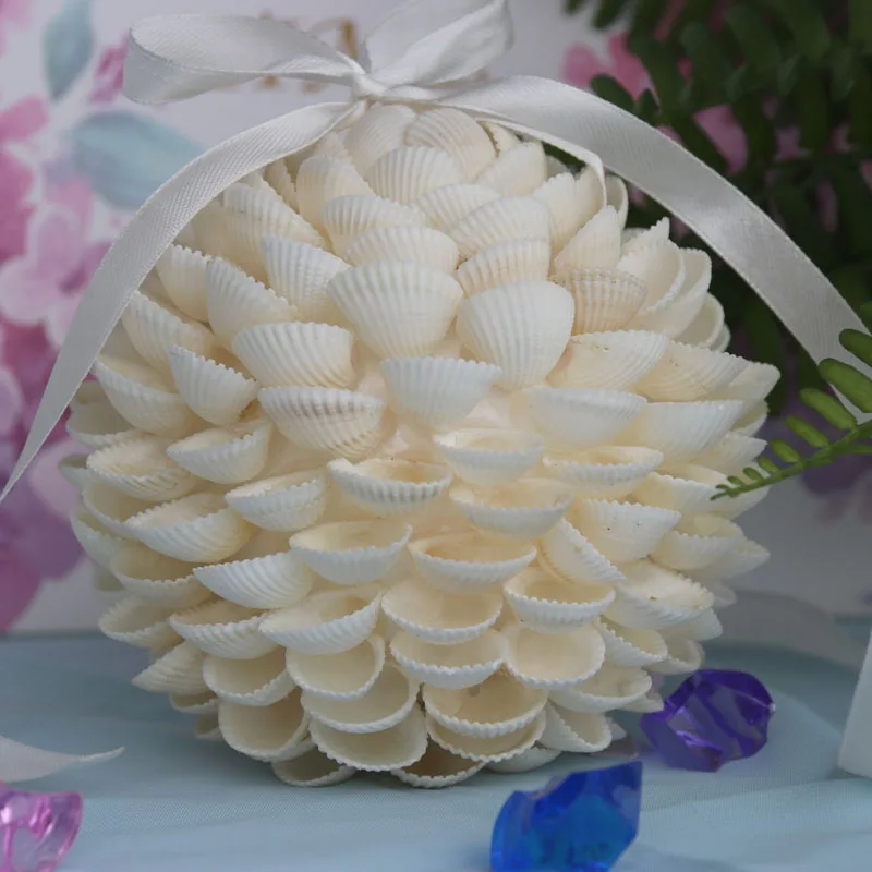 1 шт./лот) Cockle Букеты Свадебные натуральный в виде ракушки и раковины пляжные Свадебный декор ручной работы прибрежный дом Декор
