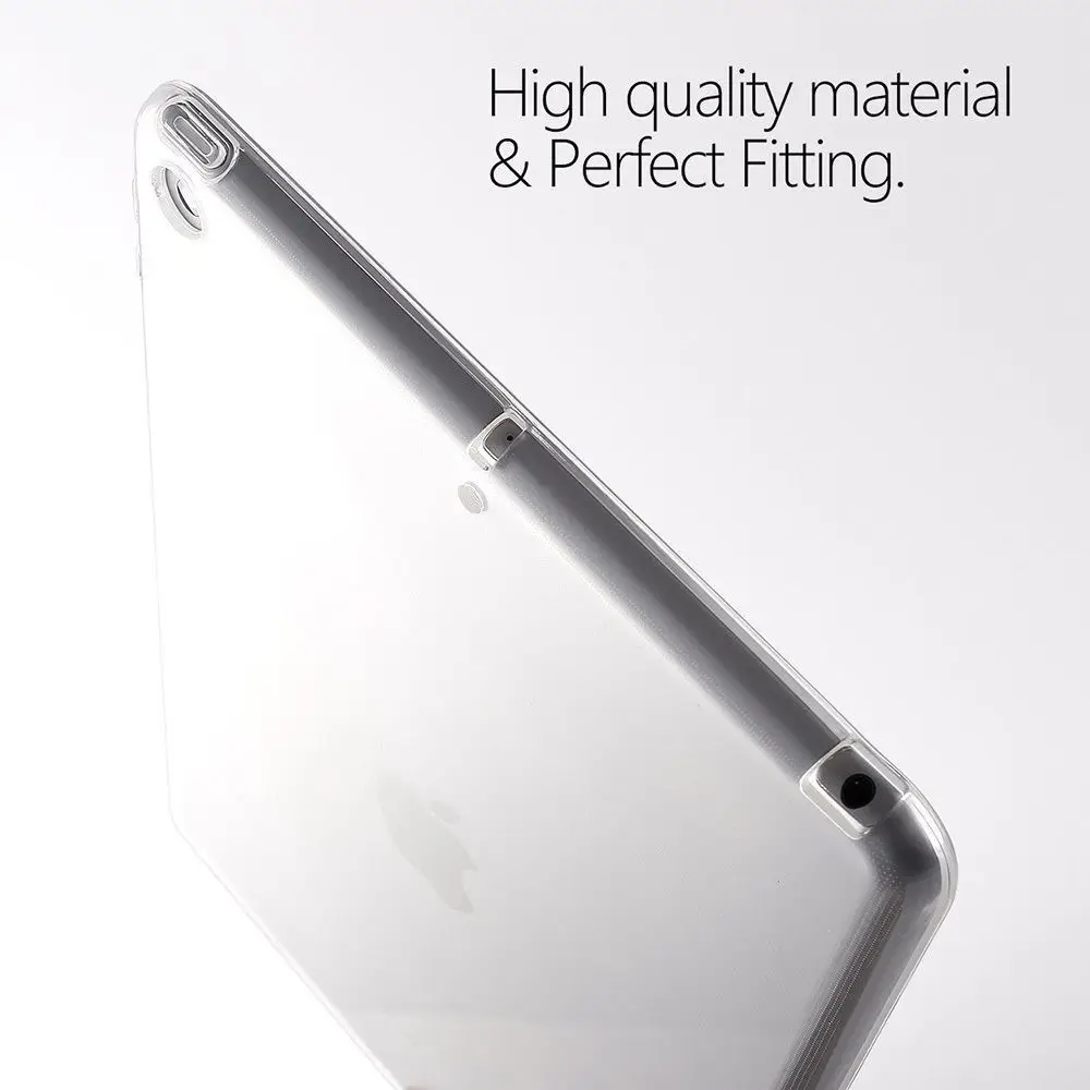 Новый чехол для iPad 2 3 4 5 6 Air Mini 1 прозрачный мягкая задняя крышка из ТПУ планшета 9 7