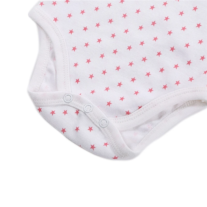 5 шт./лот детская одежда для девочек детское боди комбинезон младенцев с коротким