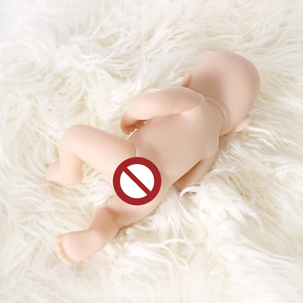 10 дюймов DIY куклы наборы ручной работы 25 см Gir силиконовые виниловые reborn baby doll плесень реалистичные наборы