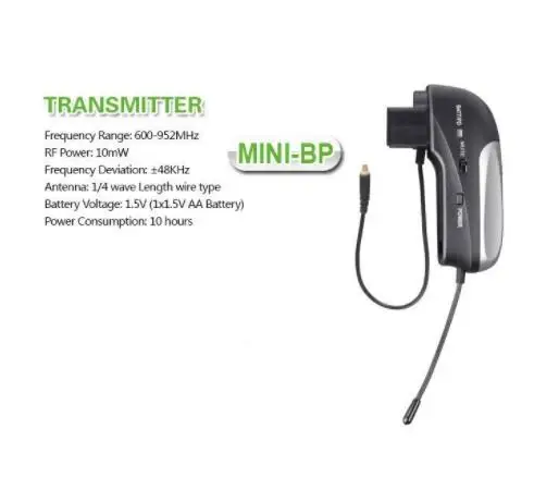 ACEMIC PR-8/VT-20 Pro UHF 80 м беспроводной скрипки мандолины микрофон Professional для сцены |