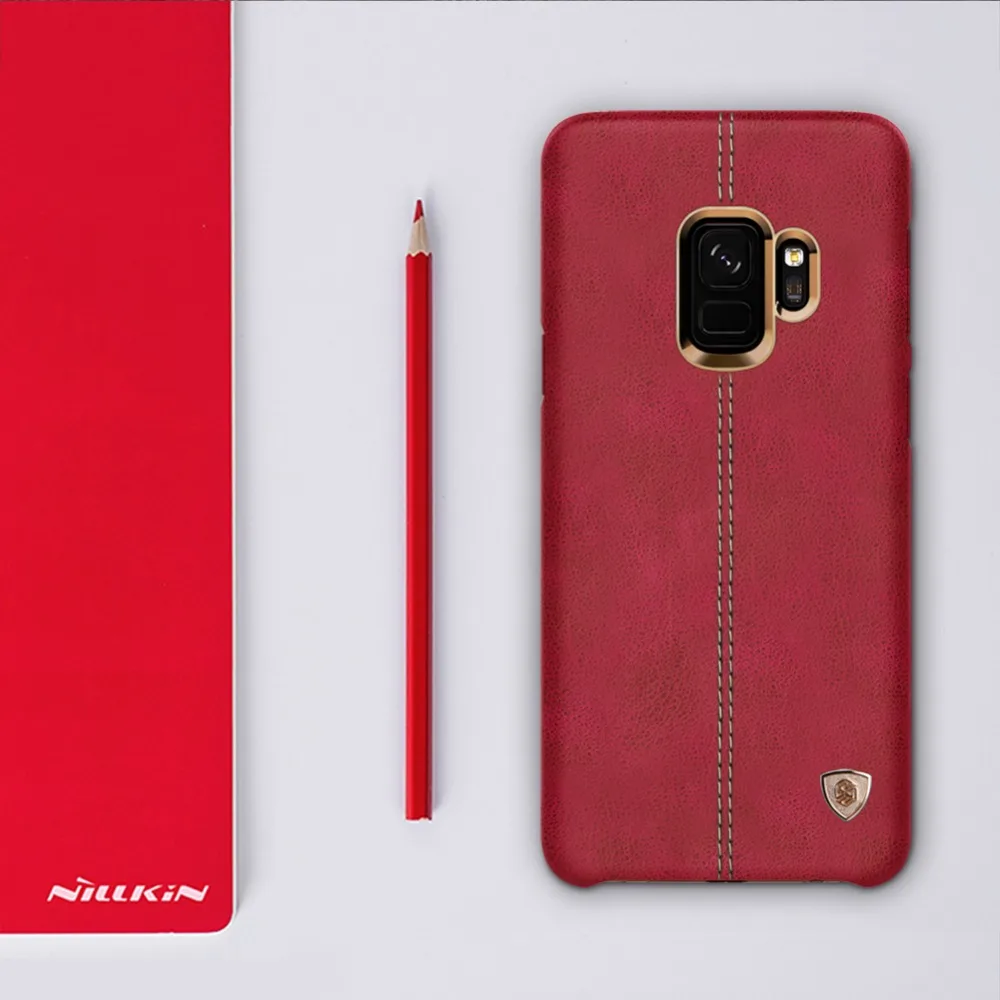 Nillkin Englon чехол для samsung Galaxy S9 Чехол класса люкс из искусственной кожи Винтаж задняя крышка для samsung Galaxy S9 plus чехлы для телефонов