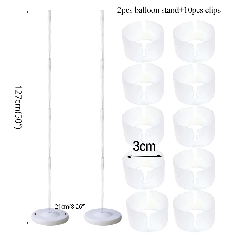 1pair balloons stand 30, 40, 50, 60 летних воздушных шаров с днем рождения, праздничные украшения для взрослых, черные золотые воздушные шары, 30, 40, 50 лет, вечерние сувениры - Цвет: 1pair balloons stand