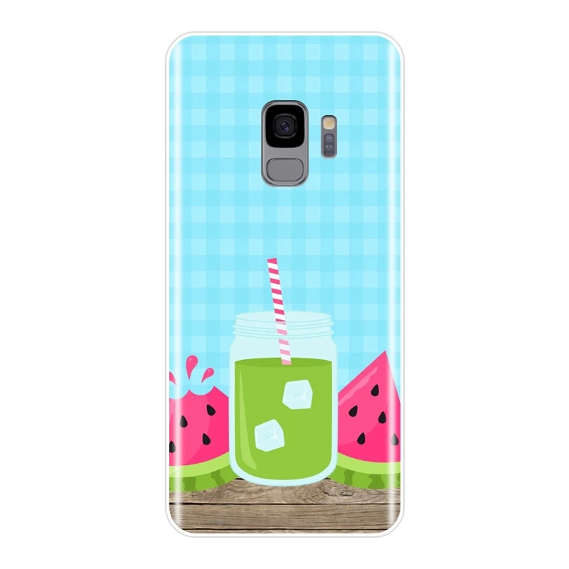 Задняя крышка из ТПУ для Samsung Galaxy S5 S6 S7 Edge S8 S9 Plus силиконовый мягкий дорожный