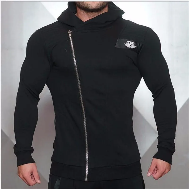 W-12 Black Бренд Shark Bay Gyms, бренд, толстовка, мужские толстовки, зимняя однотонная толстовка с капюшоном, мужская куртка в стиле хип-хоп, пуловер, мужские повседневные спортивные костюмы - Цвет: W-12 Black
