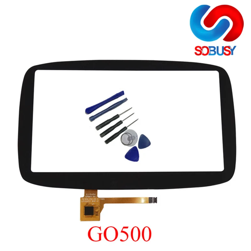 Передняя стеклянная Сенсорная панель объектива для Tomtom GO500 GO 500 5000 Pantalla Digitizer TP Tela