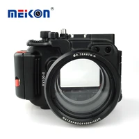 meikon aluminum camera housing for diving 100m325ft underwater waterproof aluminum camera case for sony rx100 ii rx100 m2