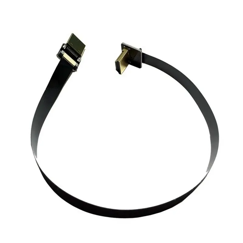 FPV HDMI type A Male Up Angle to HDTV FPC плоский кабель Мультикоптер антенна|Кабели HDMI| |