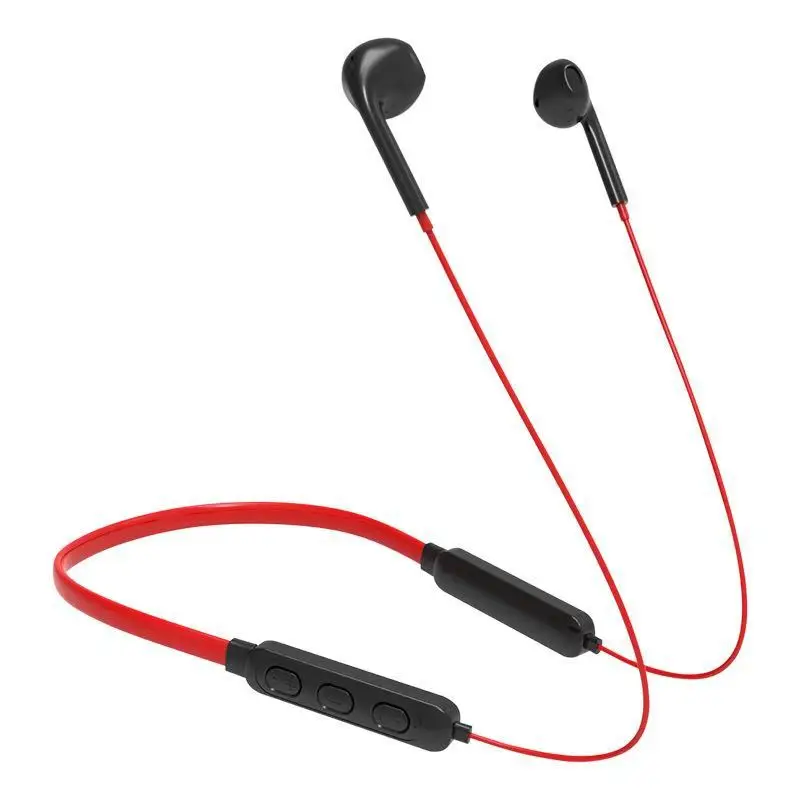 ravi Bluetooth Earphone Wireless Neckband Sport Magnetic Double Battery Headphone Headset Stereo Bass with Mic Music | Электроника