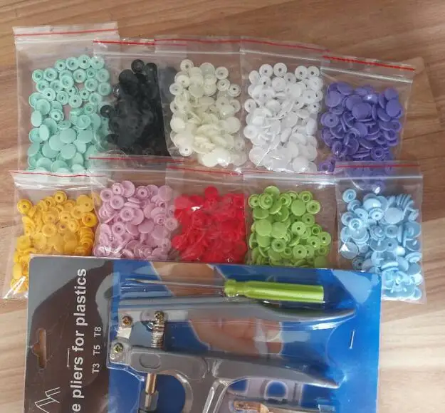 200 набор щипцы для пластиковых кнопок детская одежда подгузники|Пуговицы| |