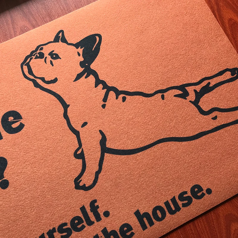 Коврик для входа напольный коврик волосы собаки помогите себе это все дома