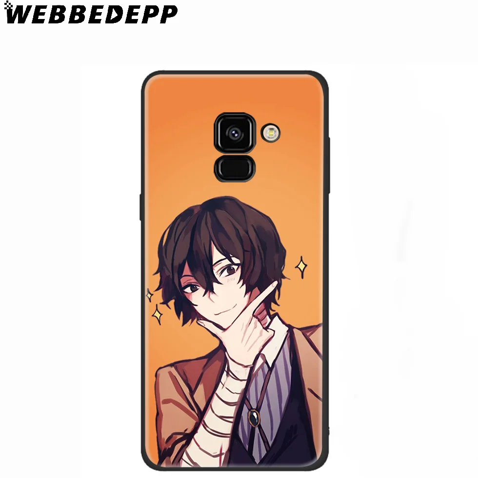 Силиконовый чехол WEBBEDEPP Bungou для Samsung Galaxy A3 A5 A6 A7 A8 A9 A10 A20 A30 A40 A50 A70 M10 M20 M30 |