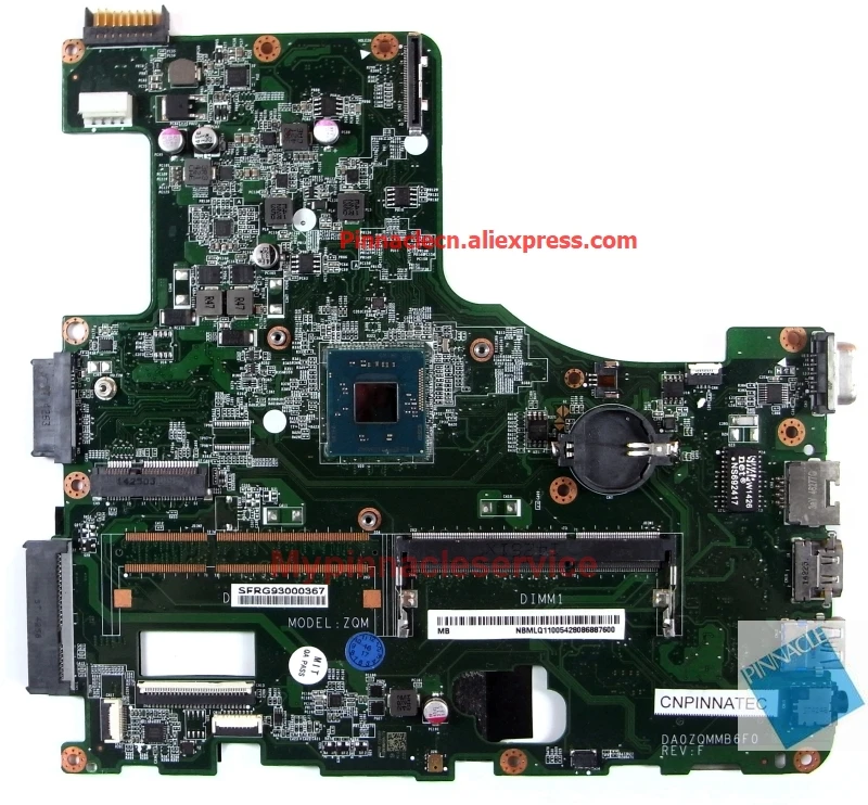 

NBMLQ11005 motherboard for acer aspire E5-411 E5-411G DA0ZQMMB6F0 ZQM