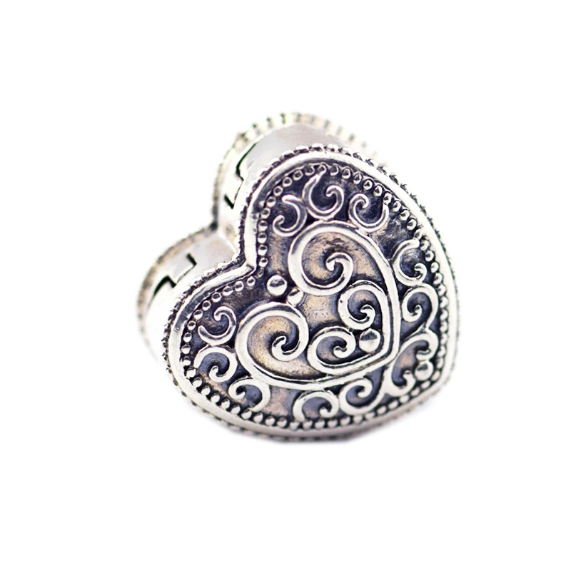 

Fits for Pandora Charms Bracelets Enchanted Heart Clip Beads 100% 925 Sterling Silver Jewelry Free Shipping