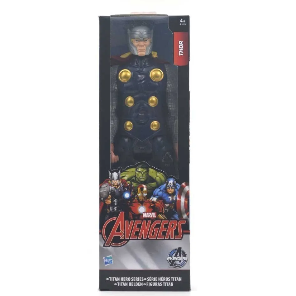 thor with box 30 см Marvel Мстители 4 конечная игра игрушка танос Халк человек паук Железный человек Тор Росомаха Черная пантера Веном фигурка ребенка - Цвет: thor with box