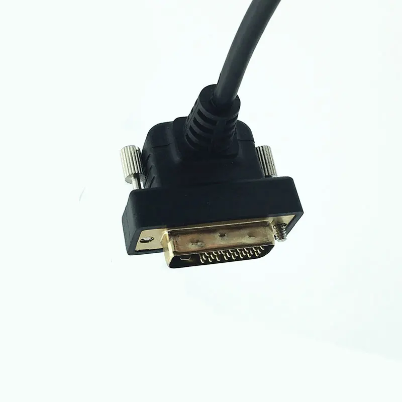 DVI 24 + 5 Female to 1 Male 90 Угловой кабель 0 3 m | Компьютеры и офис