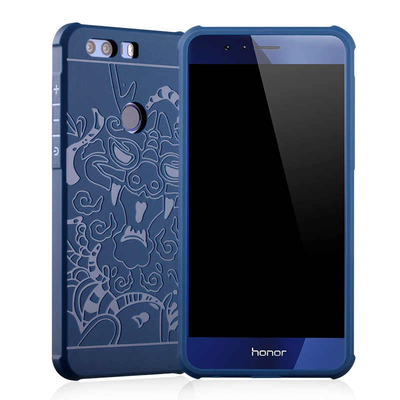 Роскошный чехол Для HUAWEI Honor 8 Высокое качество жесткий силиконовый Защитный