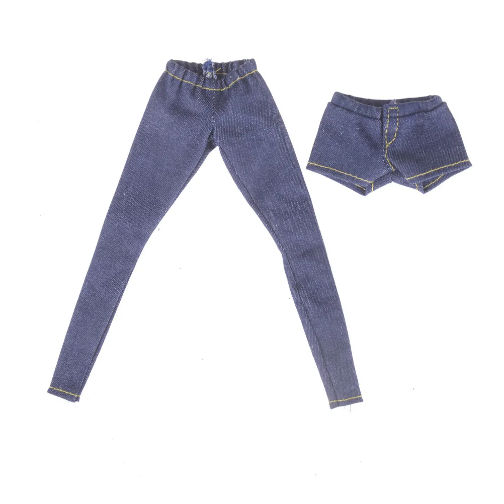 2 шт./компл. узкие Стрейчевые джинсы зауженные книзу брюки + длинные штаны с