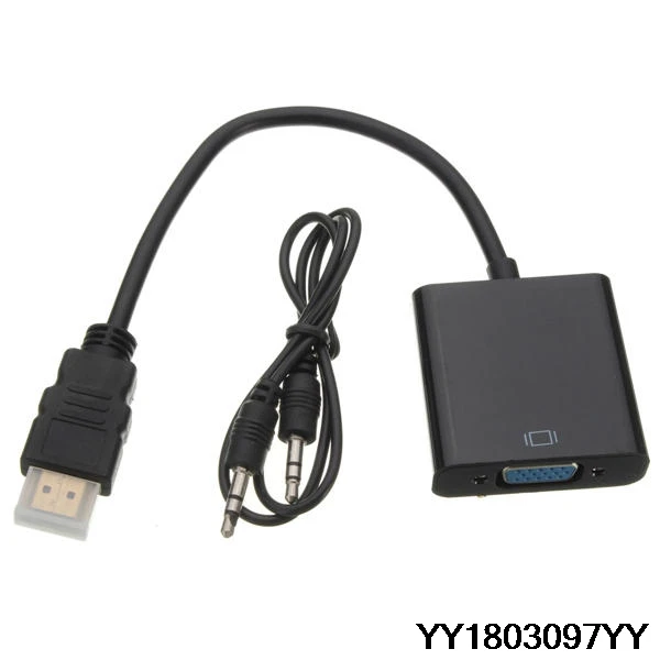 HDMI к VGA Кабель адаптер конвертер для PS3 PS4 ноутбука ТВ коробка HD xbox поддержка 1080P с
