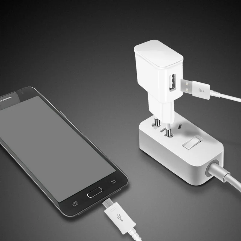 2 шт./лот 5V 2A дорожный удобный ЕС вилка настенное USB зарядное устройство адаптер