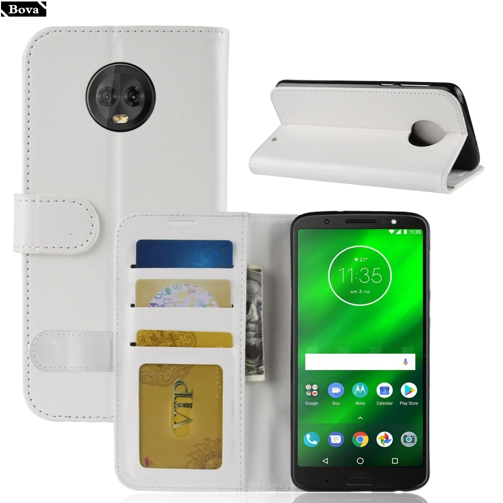 Премиум из искусственной кожи чехол держатель для карт чехол для Motorola Moto G6/G6 Play/G6 Plus защитный чехол coque fundas