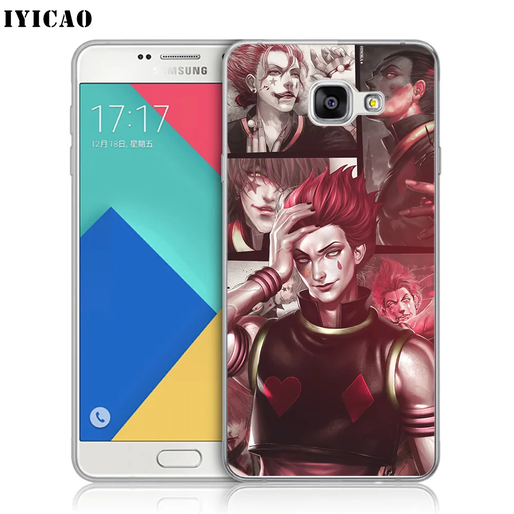 IYICAO Hisoka hunter x Мягкий силиконовый чехол для телефона Samsung A10 A30 A40 A50 A70 M10 M20 M30 TPU |