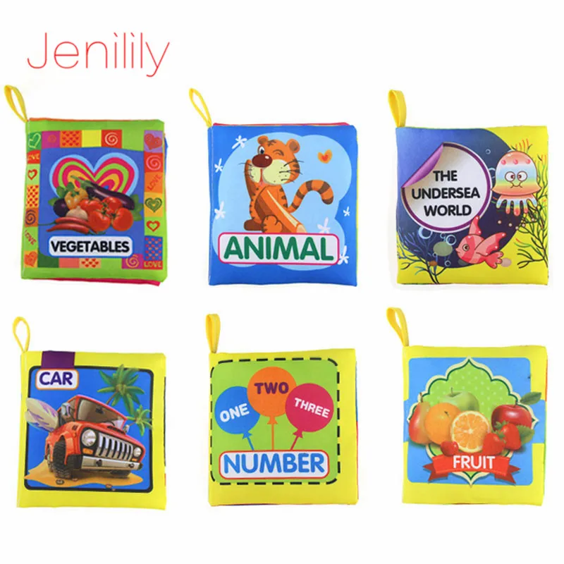 Тканевые книги для детей 0 36 месяцев Обучающие тканевые когнитивные с