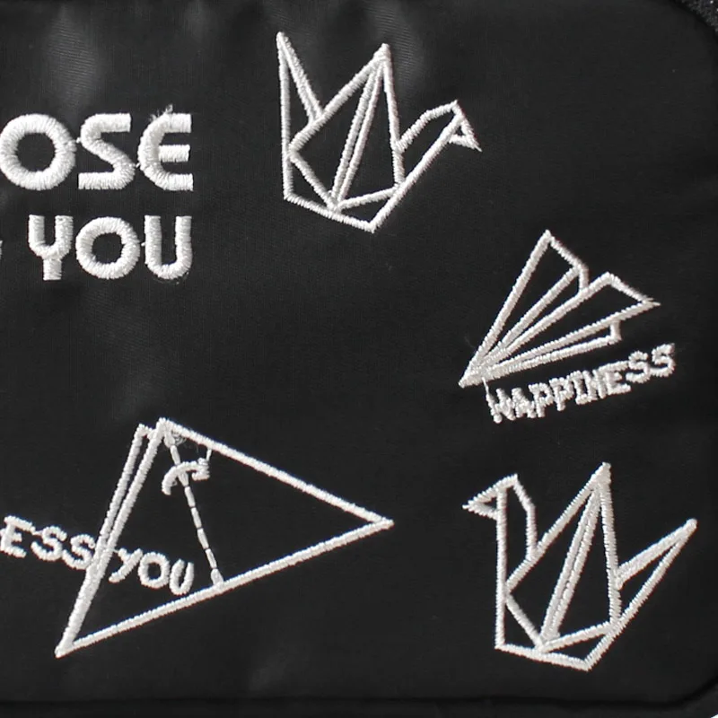 

Flower Princess Nylon Embroidery Clutch Crossbody Bag Women Messenger Bags Wristlets Teenage Girls Bolsos Mujer Bolsa Feminina