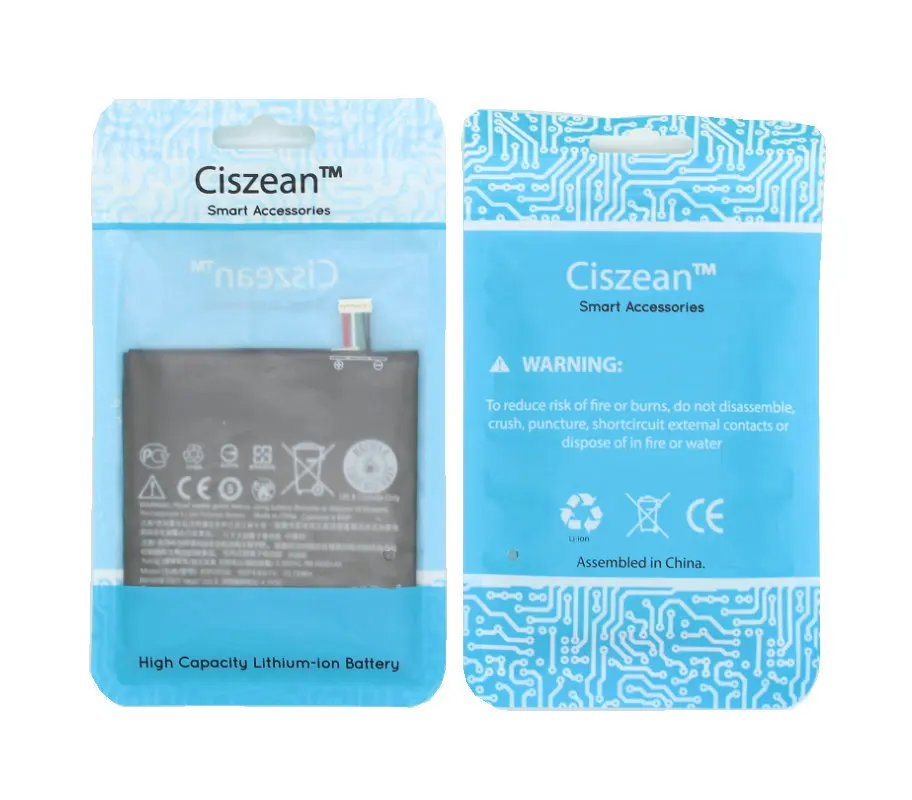 Ciszean 1x2800 mAh BOPJX100 (версия 728) Запасная батарея для HTC Desire 728 Dual SIM LTE 728G батареи |