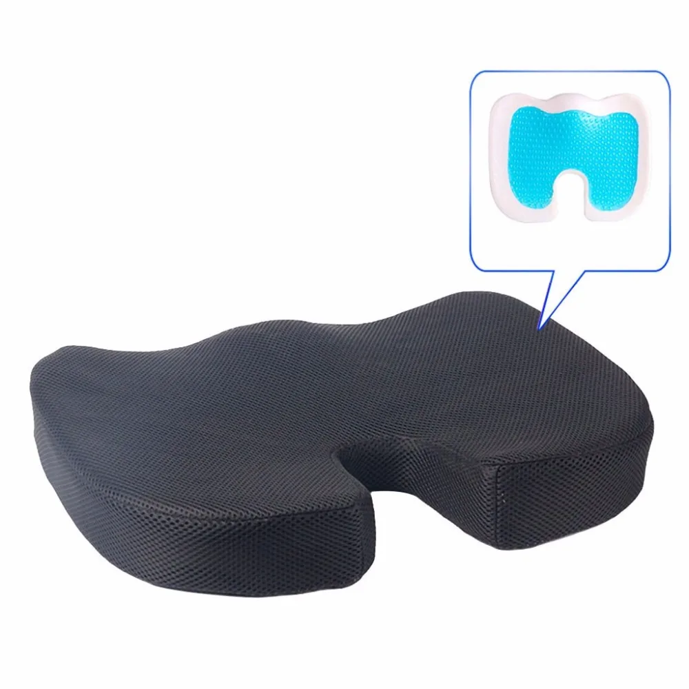 Seat Cushion U-образная Красивая гелевая Подушка для ягодиц, гелевая усиленная подушка для сиденья-нескользящий ортопедический гель и пена с эффектом памяти, подушка для копчика@ 15 - Цвет: Seat Cushion