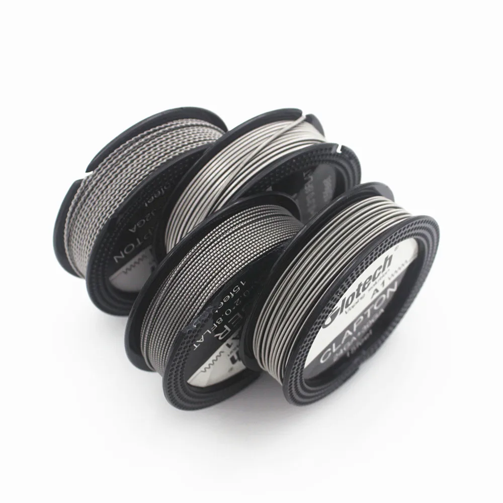 Фото Glotech Alien Tiger Fused Clapton A1 нагревательный провод, смешанная витая катушка, провод для DIY RDA RBA, распылитель, здание, катушки для вейпа №5