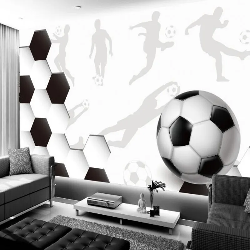 Фотообои beibehang Soccer настенные 3D обои страсть за футбол Кубок мира детская
