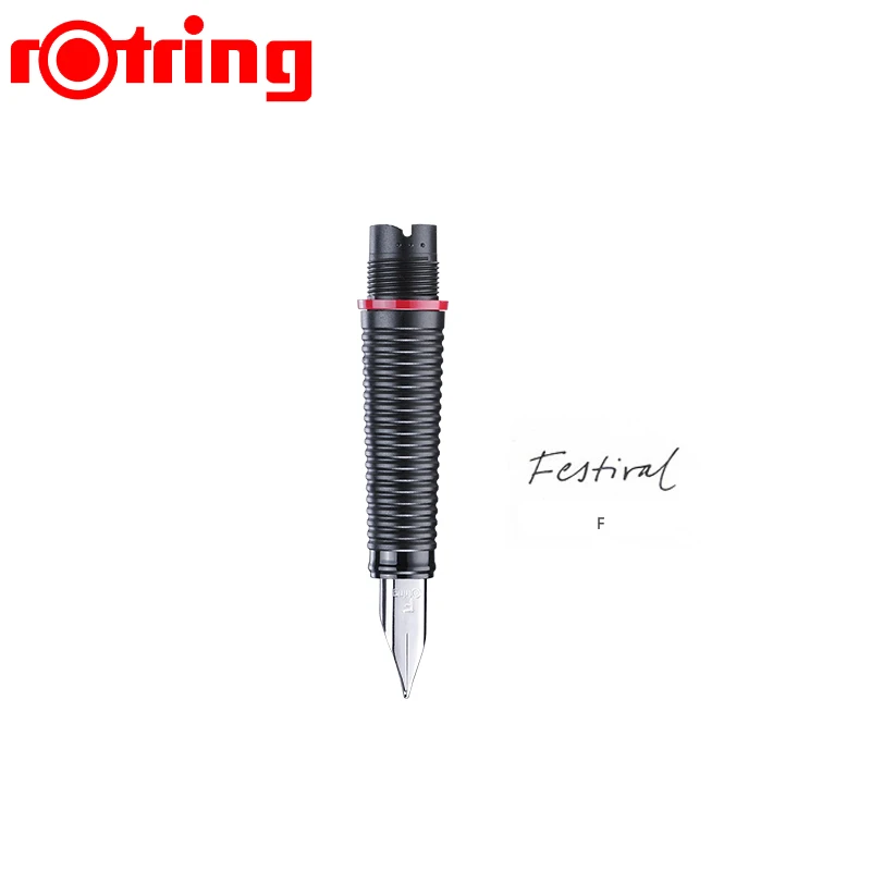 Немецкая оригинальная сменная ручка перо rotring ручки в искусстве ef, f, m, 1,5 1,9 2,3 мм - Цвет: F 0.5mm