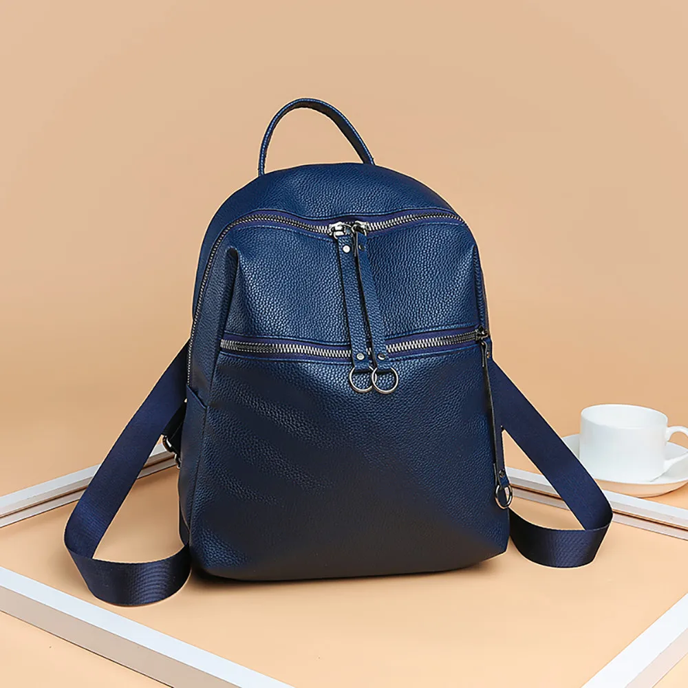 Женский рюкзак XINIU простой из мягкой кожи для студентов 2019 | Багаж и сумки