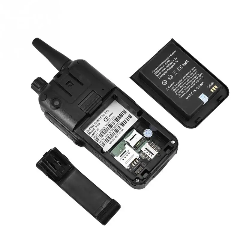 3500 мАч 2,4 дюймов Walkie Talkie SOS Прочный Android 4.4.2 3g мобильный телефон с двумя sim-картами