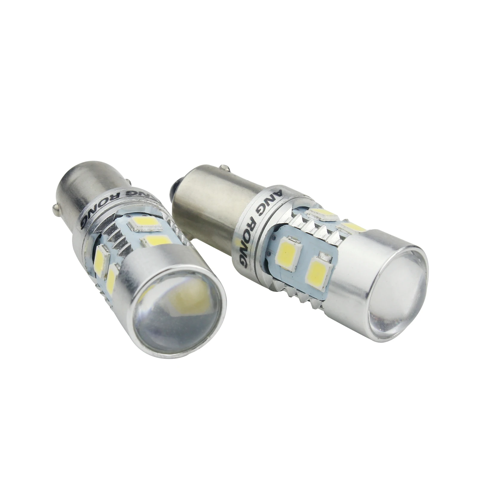 ANGRONG 2 шт. T4W BA9s 233 10 SMD 2835 Светодиодный штыковая лампочка Белый боковой светильник