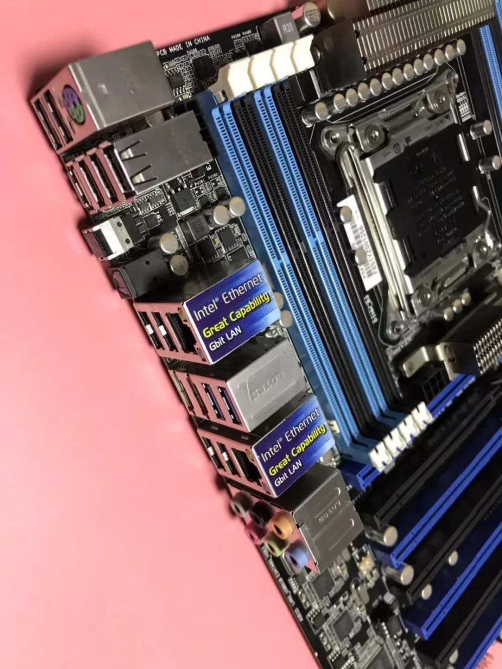Оригинальная материнская плата для ASUS P9X79-E WS LGA 2011 DDR3 64GB E5-2011-V2 E5-2660-V2 X79 настольная материнская плата
