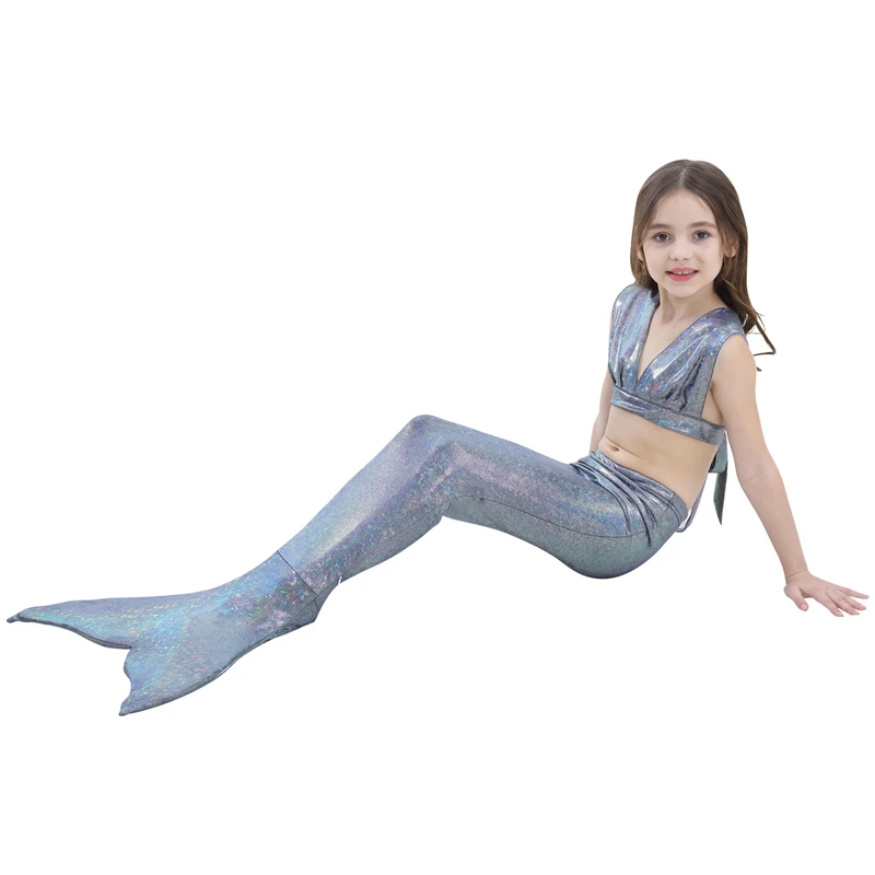 2018 летнее морское платье Пляжное для маленьких девочек комплекты из 3 предметов