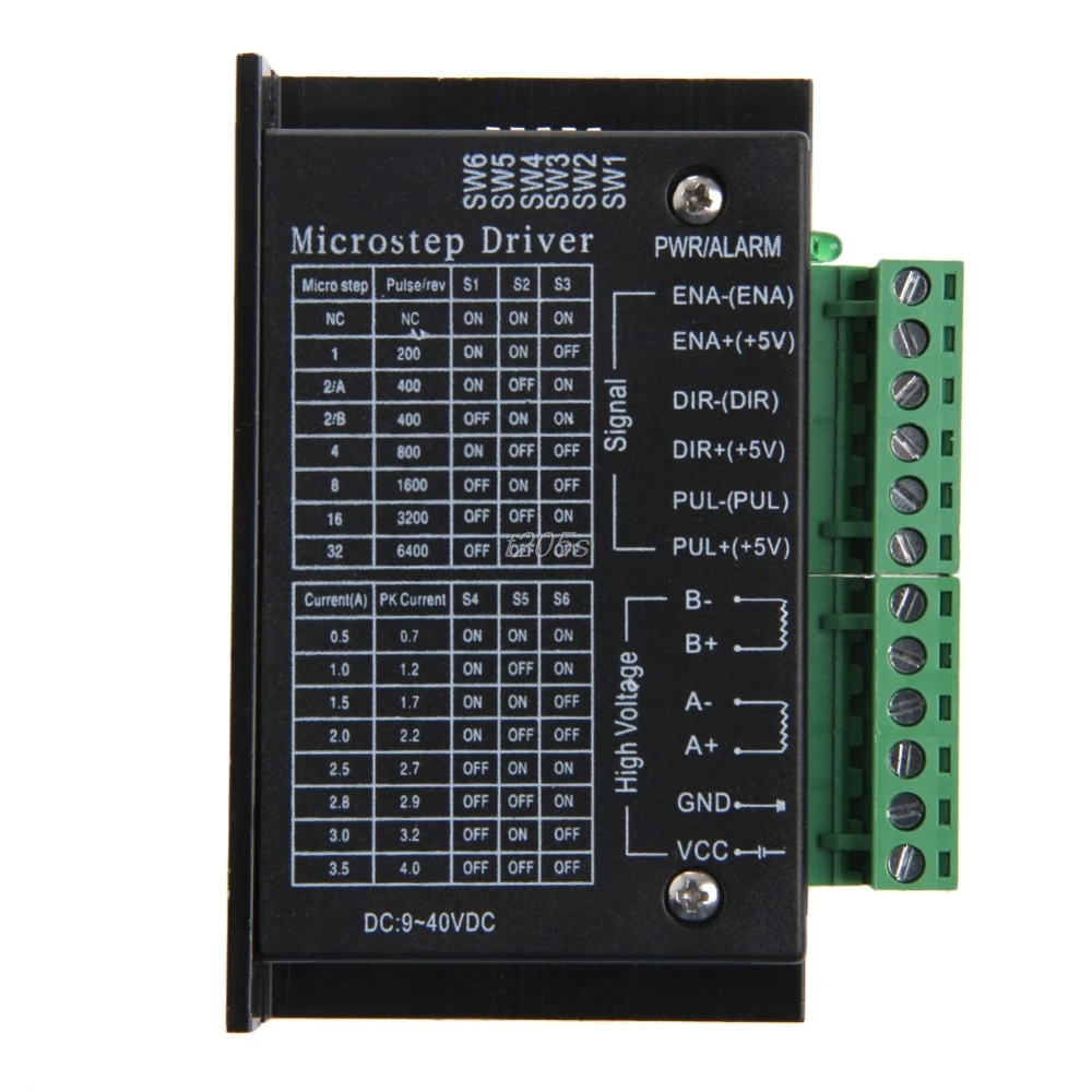 1 шт. 4A 9 ~ 40V микро шаг CNC одной оси TB6600 шаговый двигатель драйвер контроллера|stepper