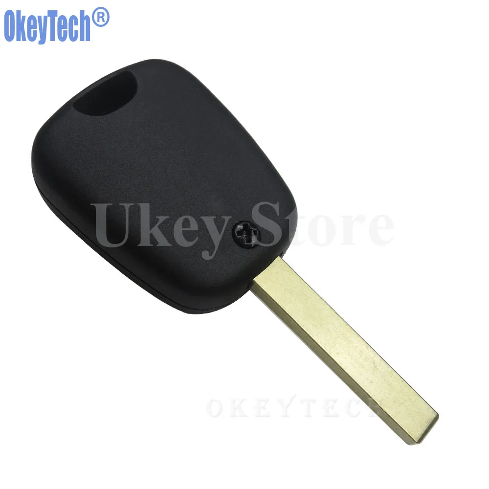 OkeyTech 2 кнопочный чехол для Peugeot 107 207 307 407 106 206 306 406 без канавки лезвие VA2 бесплатная