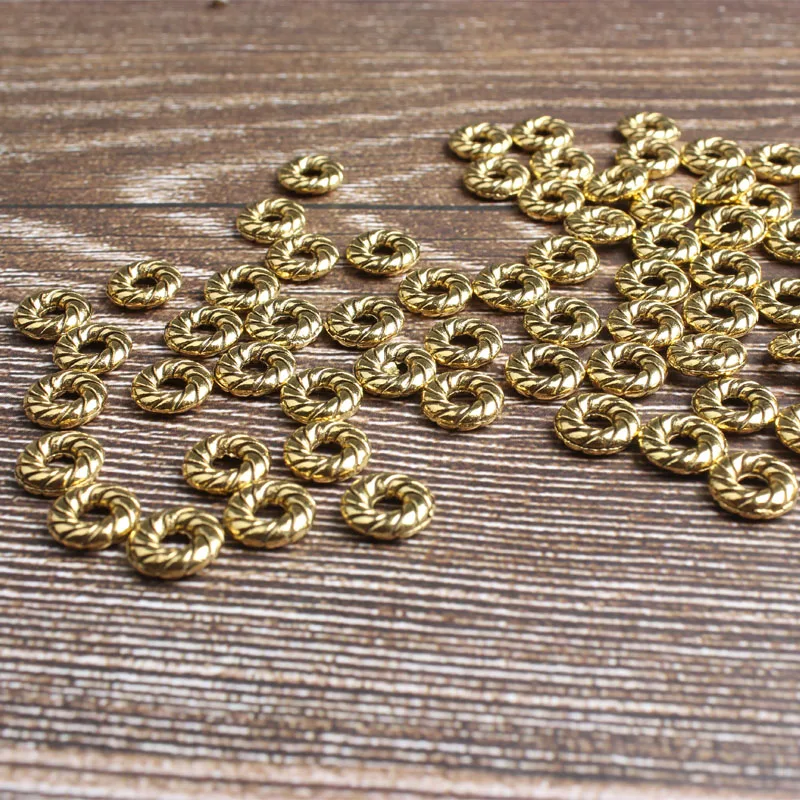 Бусины-разделители в форме Сезам LingXiang 8 мм 54 шт. для браслетов ожерелий лодыжек и