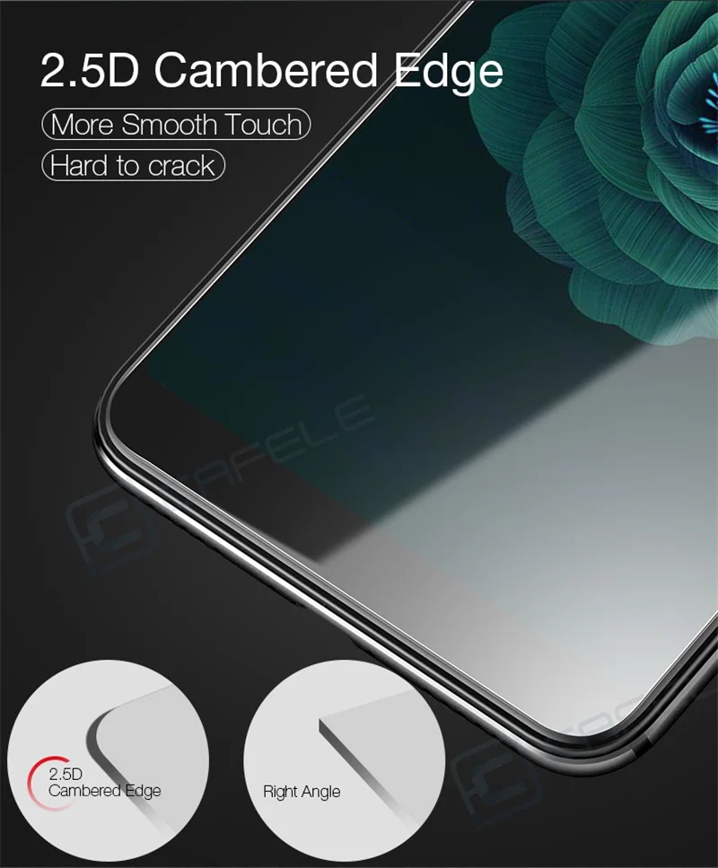 CAFELE Защитная пленка для Xiaomi mi 9 se 8 6 5 5S mi x 3 2 s A2 A1 Pocophone F1 Red mi note 7 6 5 pro 2.5D Edge закаленное стекло