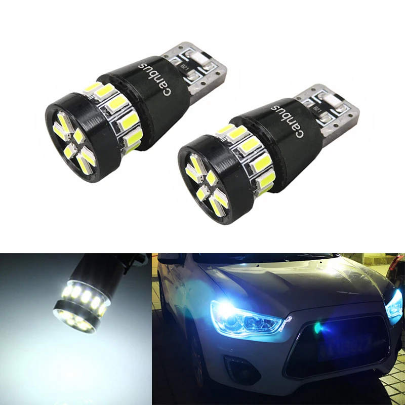 Светодиодный клиновидный светильник DOTAATDW 2x Canbus T10 W5W 168 194 без ошибок для mitsubishi asx