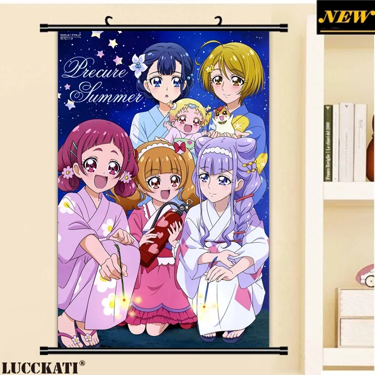 Фото 40X60 см HUGtto! Серия Precure hugtto симпатичный милый loli lolita мультфильм аниме Настенная 40X60 см HUGtto! Серия Precure hugtto симпатичный милый loli lolita мультфильм аниме Настенная