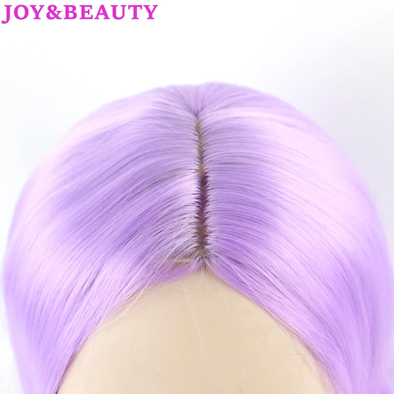 Парики из синтетических волос JOY & BEAUTY матовые и фиолетовые длинные волнистые