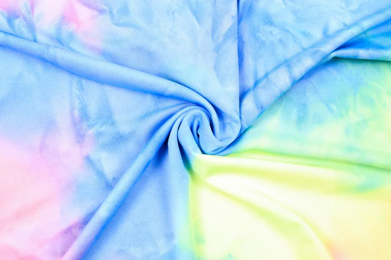 Fitshinling Tie dye/уличная одежда Комплект из бюстгальтера и юбки на завязках Летний