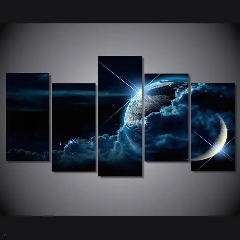 5 шт. декоративный постер на холсте с изображением Галактики|picture canvas|canvas freeprint poster