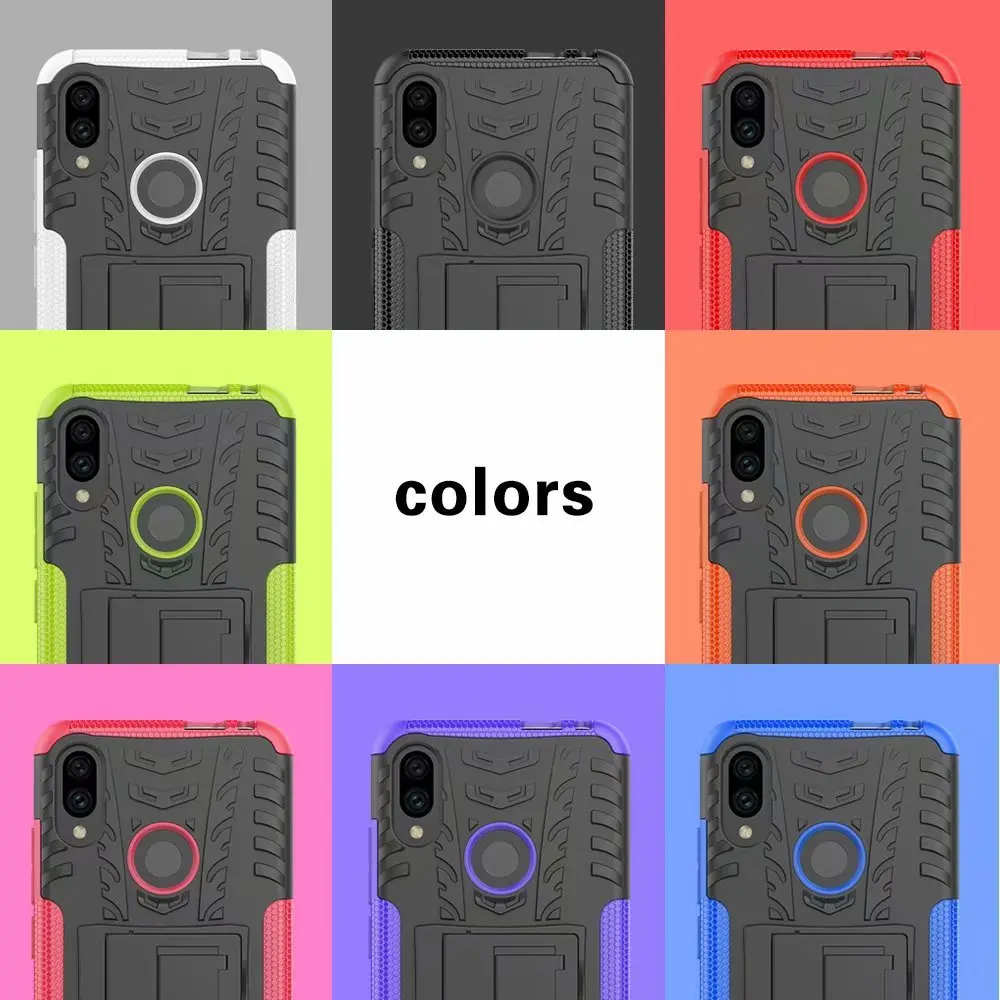 Гибридный чехол Micgita для Xiaomi Redmi 7/Redmi Note7 Pro противоударный ПК + силиконовые чехлы