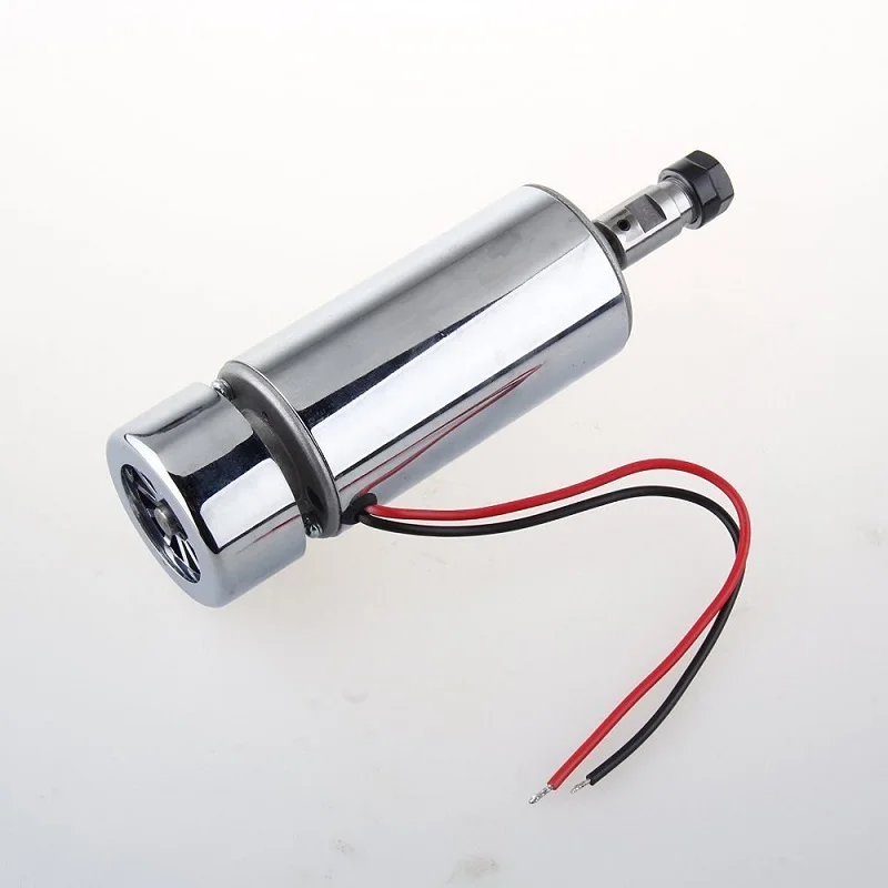 Высокая скорость DC12V-48V 500 Вт мотор шпинделя DIY гравировальный станок шпиндель ER11 щеточный шпиндель с воздушным охлаждением - Цвет: 500w
