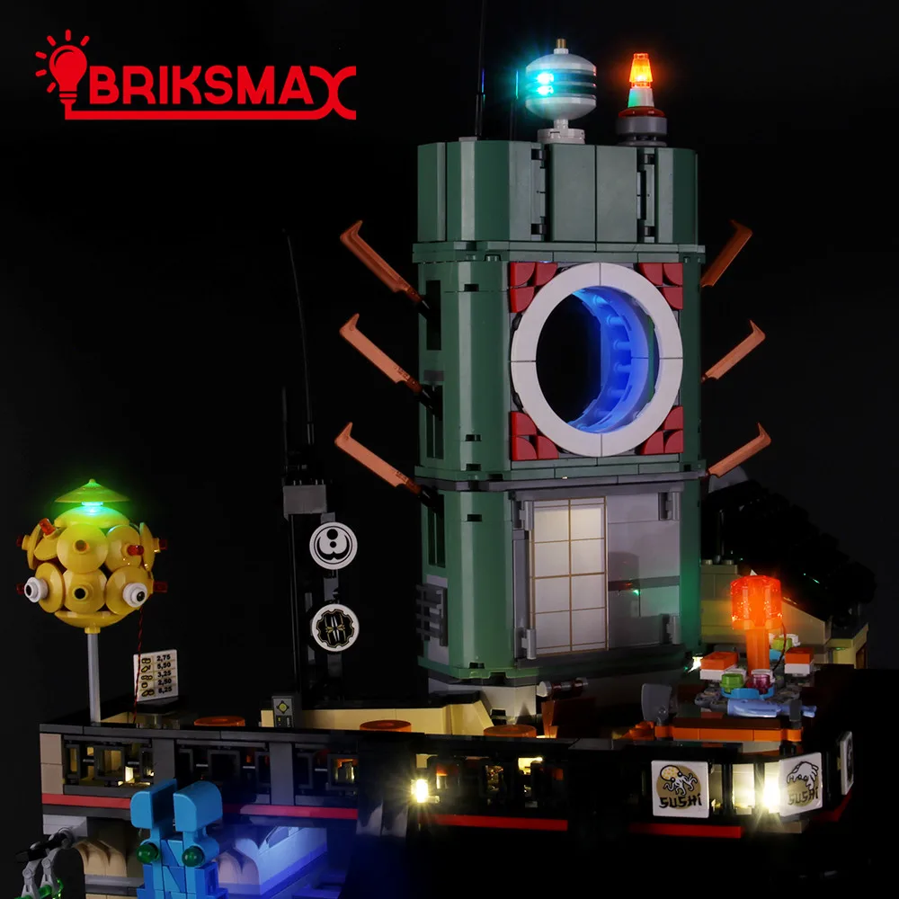 BriksMax комплект освещения для 70620 город ниндзя строительные блоки(не включая модель